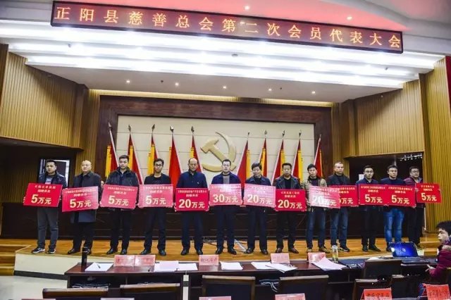 正阳尊龙凯时花生集团党支部书记被选为慈善总会副会长